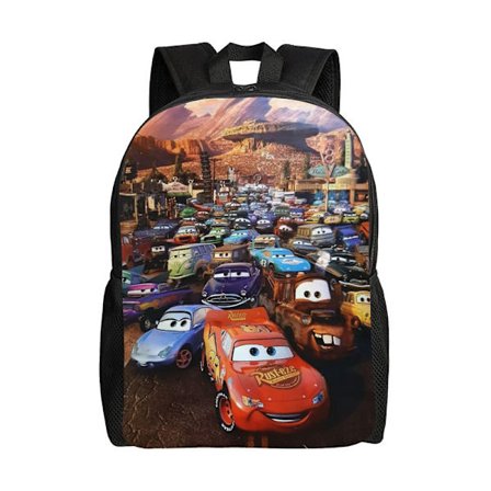 Pixar Biler Barneryggsekk Skolesekk Grunnskoleelever Bokvesker