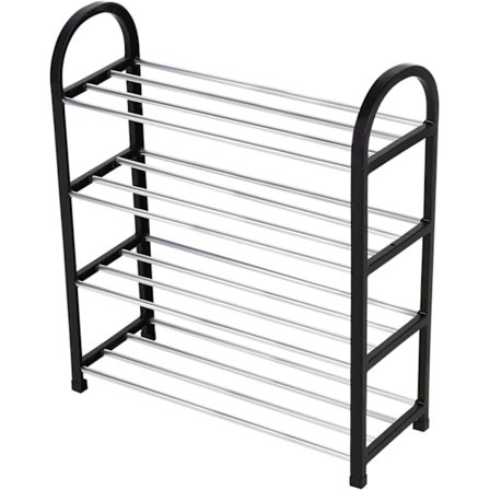 Skoreol Skoskuffer Hylde Sko Opbevaring Skoarrangør Dragt (4-etagers)