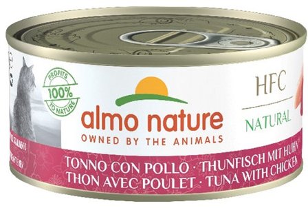 Almo Nature HFC Natural Tonno con Pollo Cibo Umido Per Gatti