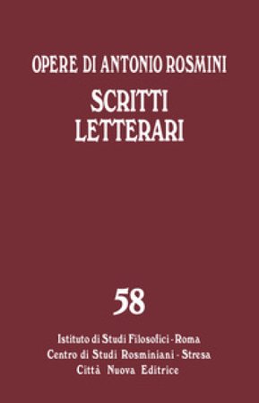 Scritti letterari Antonio Rosmini