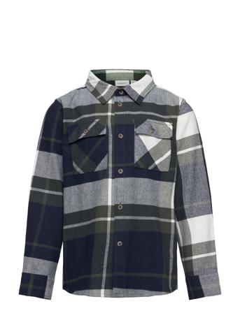 Nkmnorman Ls Shirt Paita Monivärinen/Kuvioitu Name It