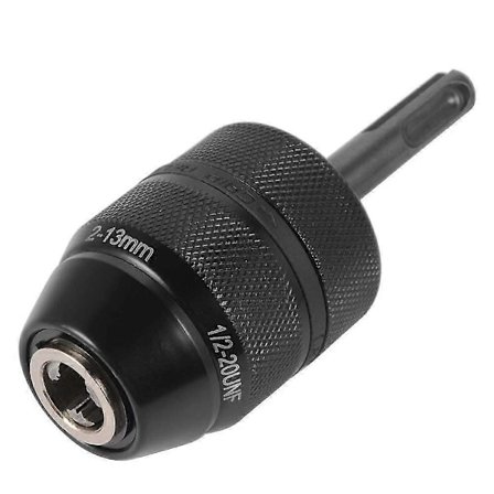 Nøkkelløs Drill Chuck Adapter, 2-13mm 1/2-20UNF Feste Kraftig Profesjonell Konverteringsverktøy med SDS Plus Skaftadapter
