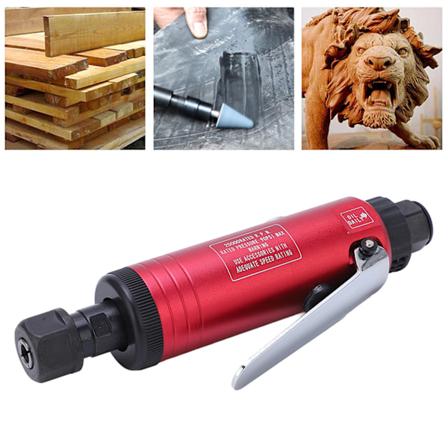 Luftdrevslib 25000rpm 90PSI Lige Pneumatisk Drevslib med 3mm 6mm Spændetang til Polering Amerikansk Stil