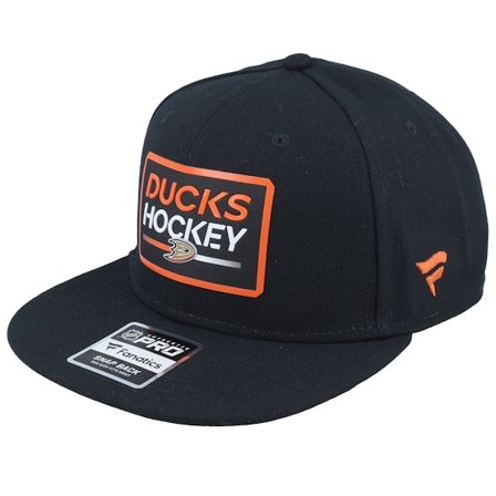 Fanatics - NHL Black snapback Czapka Z Daszkiem - Anaheim Ducks Authentic Pro Prime Beanie Athletic Black Snapback @ Hatstore