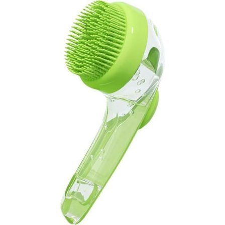 Hundevaskebørste, hundebadebørste - Shampoo børste med kæledyrsdispenser