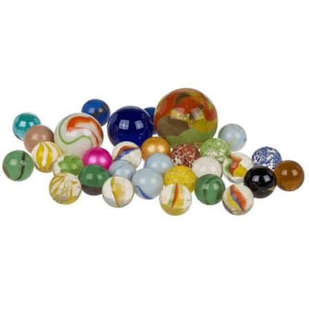 Kuler / Glasskuler / Spillekuler - 250g Multicolor