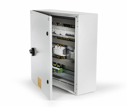 RAYCHEM SBS-R-EM Automatikskåp RayStat-M2, mark 6x20 A, Värme