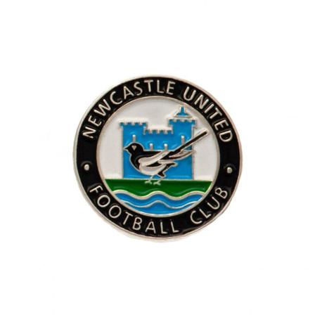 Newcastle United Fc Retro Badge One Size Svart/vit