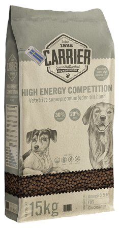 Carrier - Høyenergikonkurranse 15 kg - Hund - Hundefôr & hundemat - Tørrfôr for hund - ZOO.no