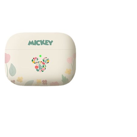 Airpods 3 Silikonhörlursfodral-blomma mus