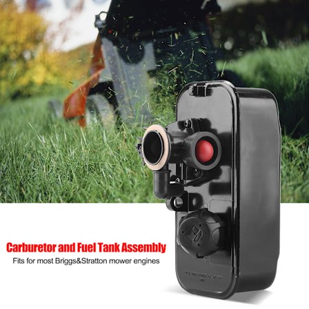 Korvaava Briggs & Stratton polttoainesäiliö ja kaasutin 498809 498809A 494406