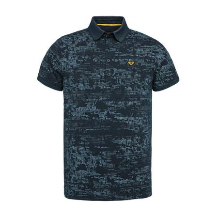 PME Legend Polo , Blauw , Heren , Maat: M