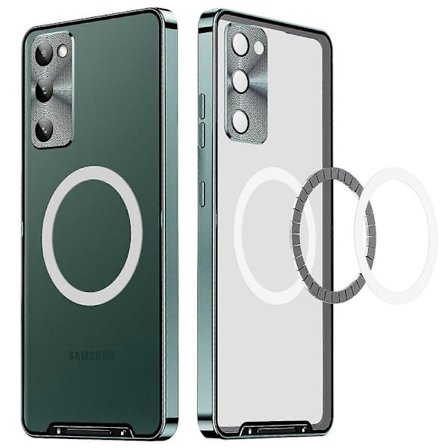 Kova magneettikuori linssisuojalla, yhteensopiva Samsung Galaxy S23 Ultra Plus -puhelimen kanssa