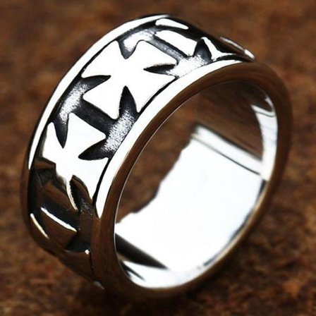 Ring - Nordic Mythology - Celtic crosses