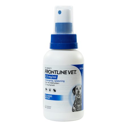 Frontline Frontline Vet spray 2,5 mg/ml 100 ml, Tøj & Bolig, Flåter & Lopper, Loppespray