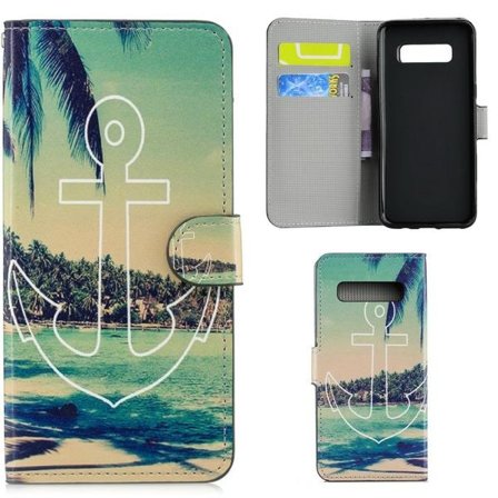 Plånboksfodral Samsung Galaxy S10 Plus - Ankare