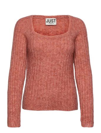 Lytt Knit Blouse Orange Just Female