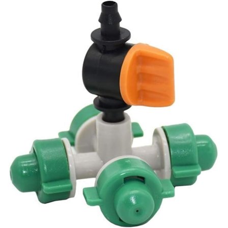 Hage vanning tåke dyse kryss forstøvning dyser drivhus