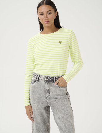 Kaffe Liddy T-Shirt - Yellow - L