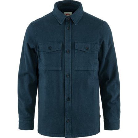 Fjällräven Övik Lite Foret Skjorte XXL - male - Dark Navy-Dark Navy - Skjortes