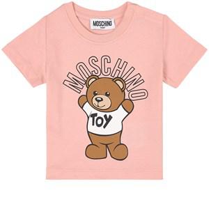 Moschino Branded Graphic T-shirt Sugar Rose 18-24 Months - Tops - 18-24 months - Pink