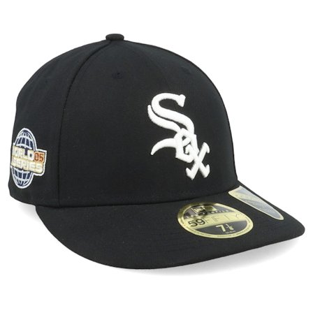 New Era - MLB Black fitted Czapka Z Daszkiem - Hatstore Exclusive x Chicago White Sox Poly 59FIFTY Low Profile Black Fitted @ Hatstore