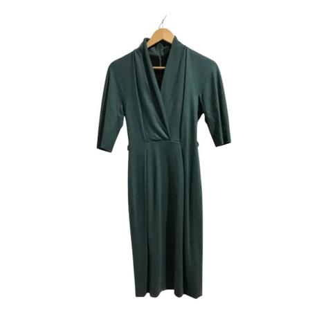 Gucci Vintage, Pre-owned Wool dresses Groen, Dames, Maat:S,wol