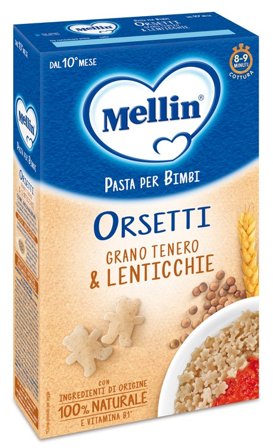 Mellin Pasta Orsetti Gran Tenero E Lenticchie Per Bambini 10