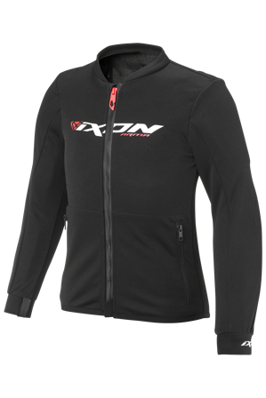 MC-Jakke Ixon Arma Barn Svart/Hvit/Klar Rød 12 år