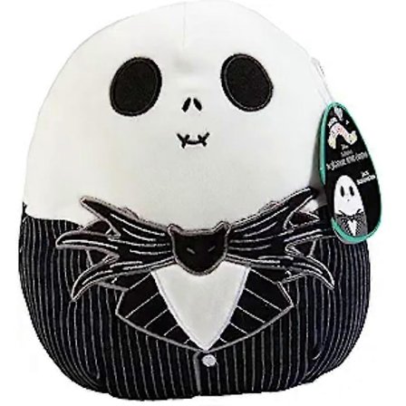 Jack Skellington Plys - Blød og krammelig Halloween-bamse - Perfekt gave til børn!