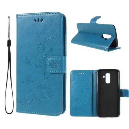 Samsung Galaxy A6 (2018) Mobilfodral Pu Läder Skyddande Plån