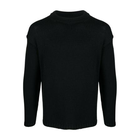 Ten C, Round-neck Knitwear Czarny, Mężczyzna, Rozmiar: S