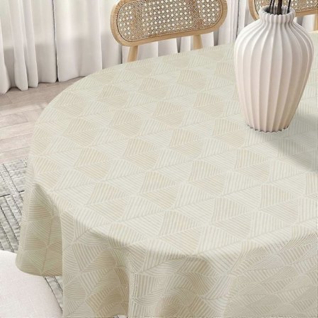 Oval duk som passer til ovale bord, vanntette duker som passer til spisestue, innendørs, utendørs, hjemmedekorativt borddeksel - Bra