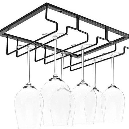 Ophængt glasophæng, bægerholder, vinglasophæng med