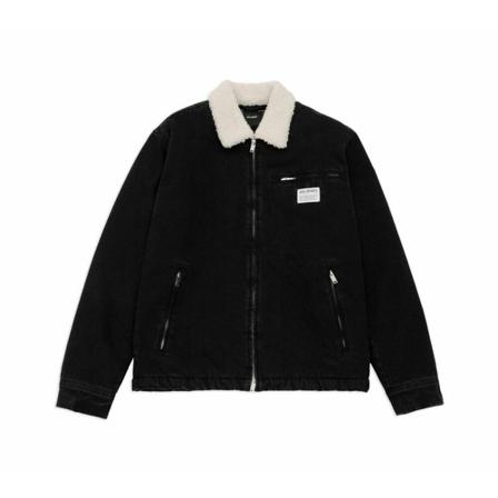 Axel Arigato, Crew Padded Denim Jacket Zwart, Heren, Maat:XL
