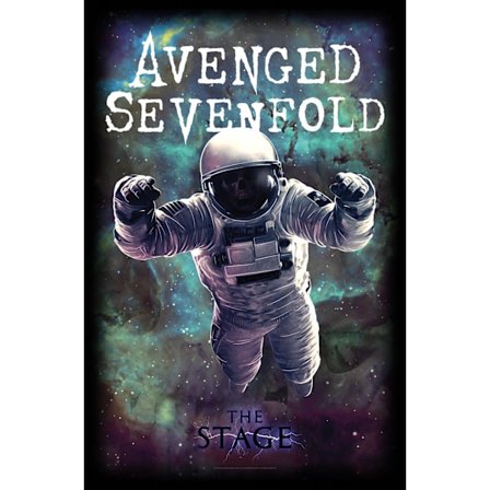 Avenged Sevenfold The Stage Textil Affisch 106cm x 70cm Svart/Vit