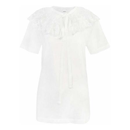 Patou T-Shirt vit, Dam, Dam, Storlek: M