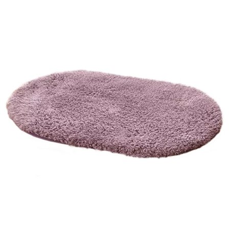 Lammullsmatta Oval Absorberande Sovrum Badrum Sängbord Filt