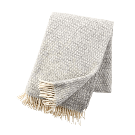 Klippan Pläd Knut, ljusgrå Filtar & plädar 130