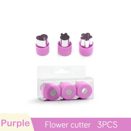 Grønnsaksfrukt ter Rustfritt stål Blomster Tegneserie Shape Mold