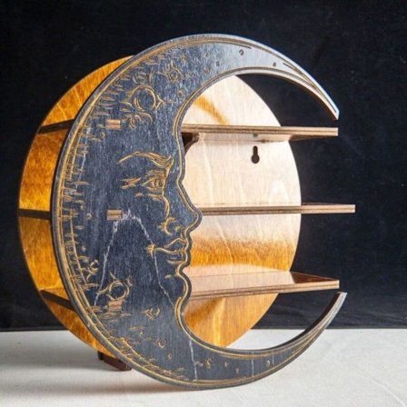 Förvaringsställ Displayställ GUL - high quality