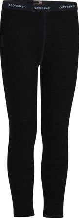 Icebreaker Kids Oasis Leggings 200 lasten kerrastohousut, musta