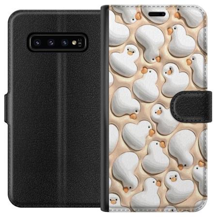 Samsung Galaxy S10 Tegnebogsetui Boblende Ænder
