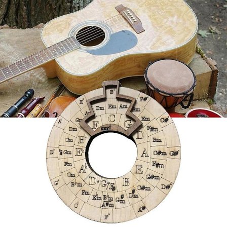 Puinen Melodia Työkalu Kvinttiympyrä Puinen Pyörä ja Musiikillinen Opetustyökalu