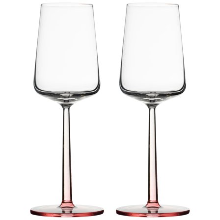 Iittala Essence hvidvinsglas 33 cl, rosa, 2 stk. | KitchenOne