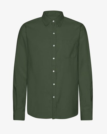 Organic Flannel Shirt - Hunter Green - Male - S
