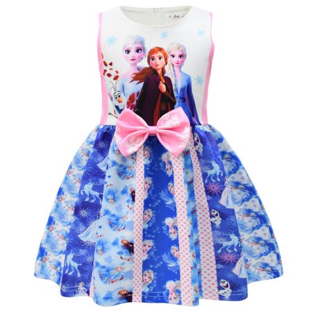 Girls Cosplay Dress Bowknot Dress Christmas Halloween Party 100cm