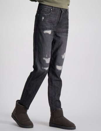 Replay Trousers Grå Jeans Tjej - Kids Brand Store