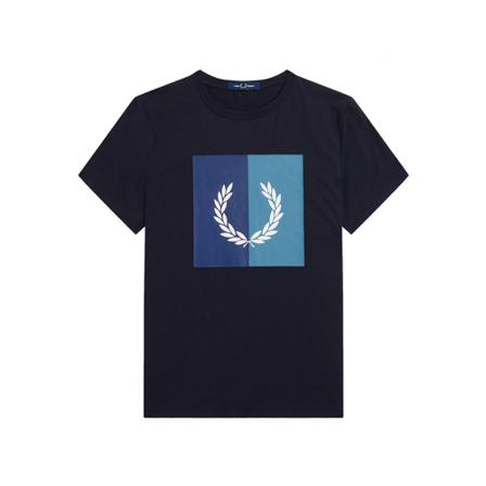 Fred Perry Training T-Shirts Blå, Herre