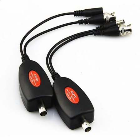 AHD CVI PVT koaksiale sendere mottaker strøm passiv video CCTV-kamera